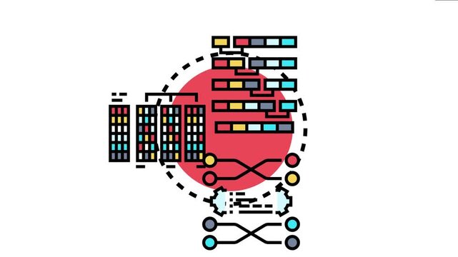 Bubble sort algorithm visualizing a step by step process of exchanging adjacent elements to organize data in ascending or descending order, representing a fundamental concept in computer science