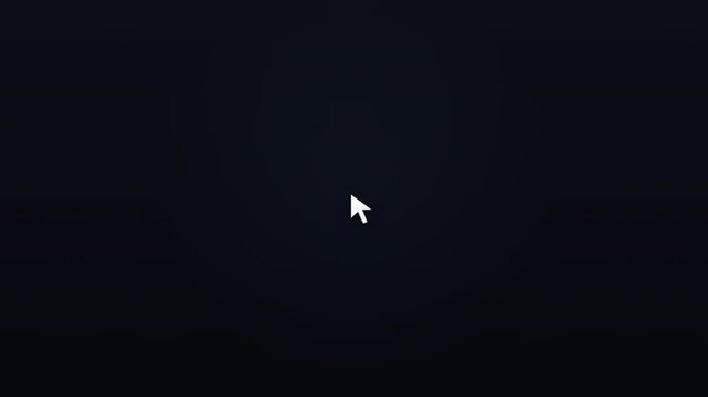 Animated Mouse Cursor Pointer with Click Ripple