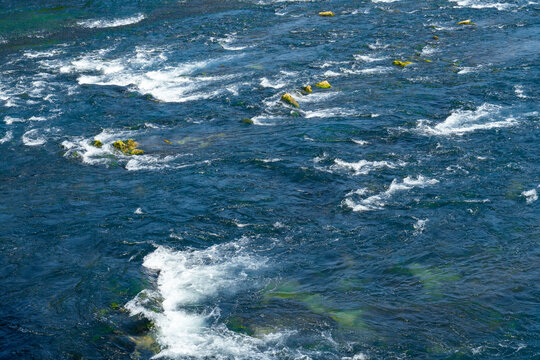 aerial view of the sea