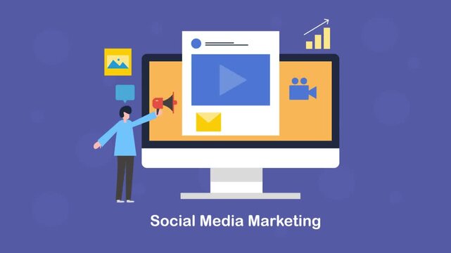 Marketing people amplify digital communication and engaging social content with data driven analytics.