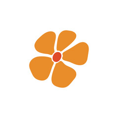 Fototapeta premium Abstrack Retro Flower