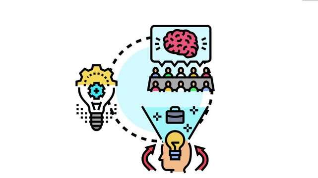 Creative people generating new ideas, collaborating on innovative strategies, and developing effective solutions for business growth and successful project implementation
