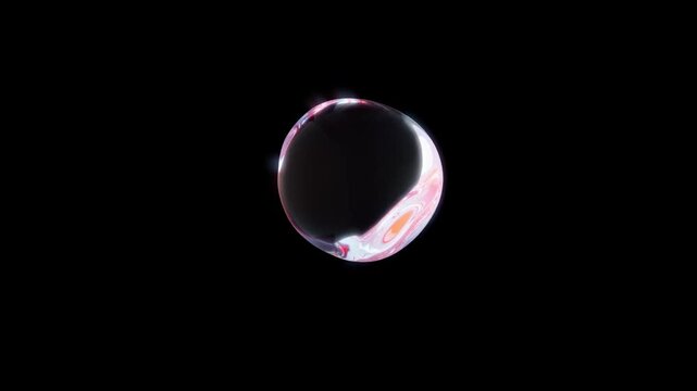 Unstable Quantum Particle Morphing and Pulsing 3D Animation