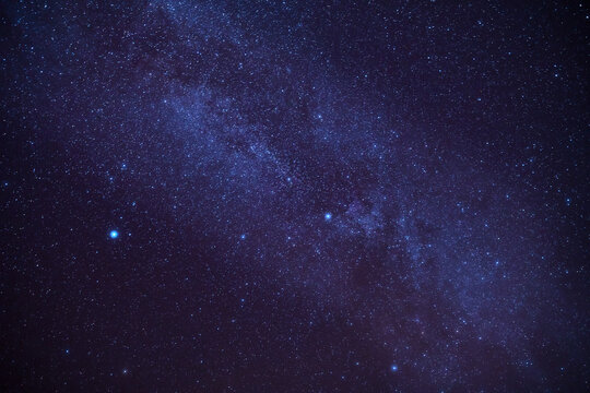 A detailed view of the milky way galaxy