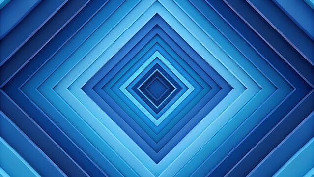 Abstract Geometric Pattern of Layered Squares in Gradient Color Scheme.