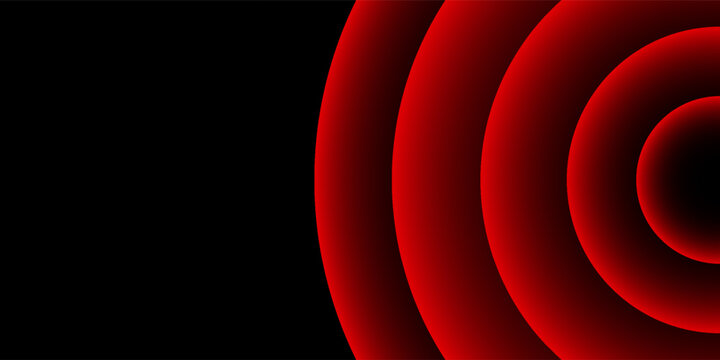 abstract background circle red glow gradient vector illustration