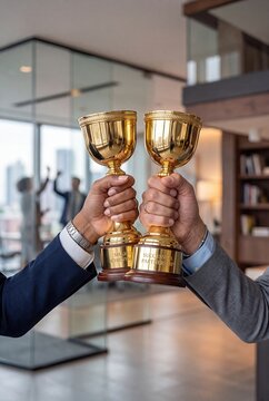 Winning Partnership and Shared Success Concept