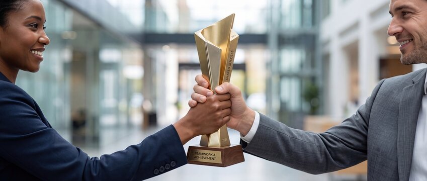 Winning Partnership and Shared Success Concept
