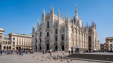 Obraz premium Duomo di Milano Gothic Cathedral, Italy