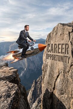Career Opportunity and New Job Success Concept