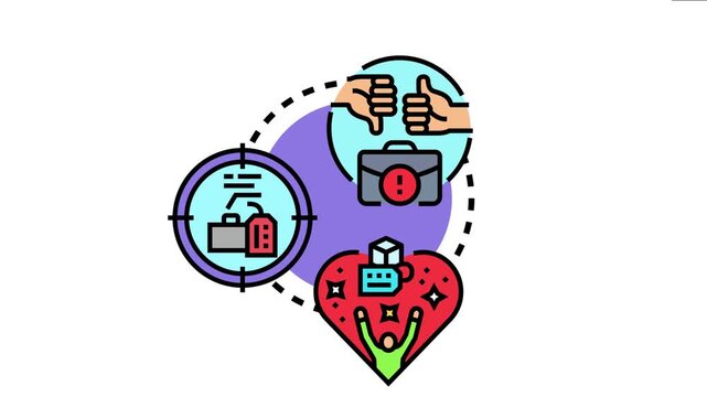 Brand reputation insights concept positive and negative feedback influencing public perception, market opinion, and overall company value through careful monitoring