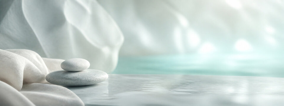 Calm Wellness Space Ultrawide Abstract Background 58