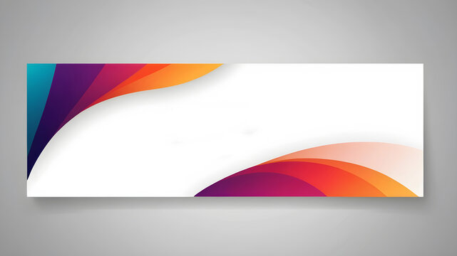 abstract web banner design template. Banner - Design Element