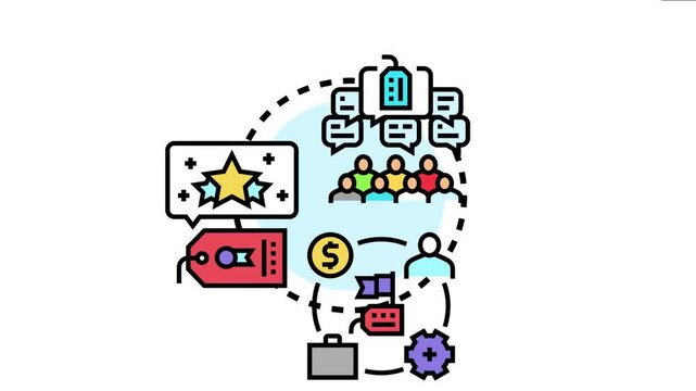 Brand mention tracking showing people discussing a product or service, monitoring online feedback, reputation, and consumer sentiment to analyze public perception and market presence