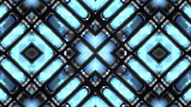 A glowing vortex of liquid neon tubes, pulsating and spiralling in a chaotic, rhythmic dance with energy and movement, suitable for high tempo music events or energetic visualizers.
