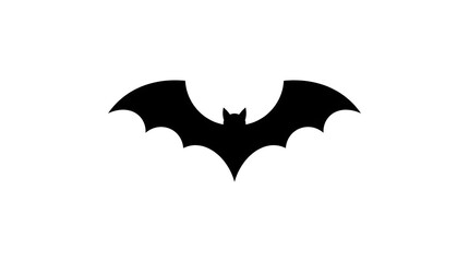 Fototapeta premium Halloween Flying Bat Silhouette