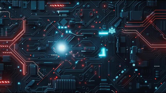 abstract cloud social media innovative cyber security network, using interconnected nodes to represent business partnerships on the Smart digital Innovation city with connection network reciprocity