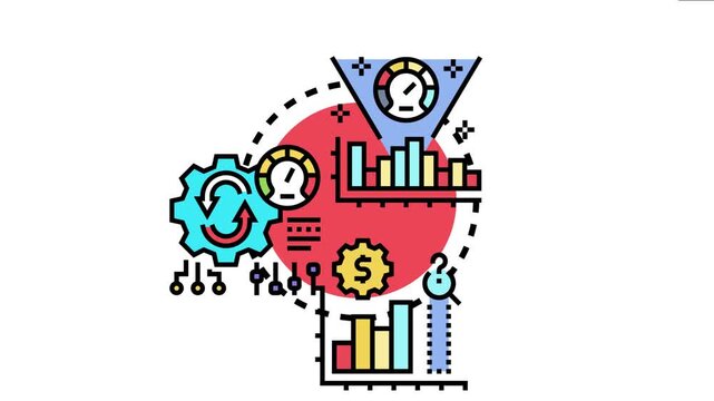 Bottleneck analysis workflow managing process data, identifying performance issues, and optimizing business operations for efficiency and growth