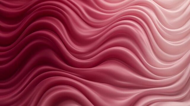 Abstract burgundy and blush waves in a soft sculptural style on a seamless background, evoking calm luxury and elegance