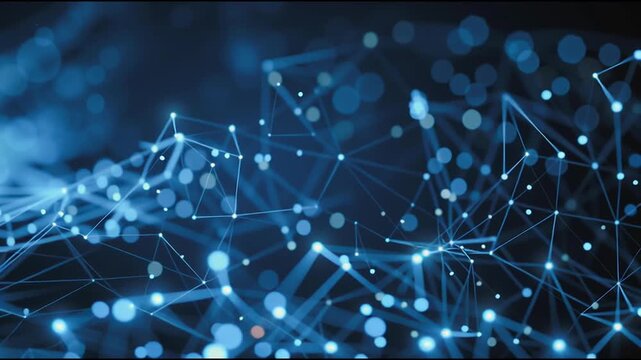 Abstract digital background electromagnetic wave background Innovation digital wave background information technology background The background is the background. gradient wave digital wave banner