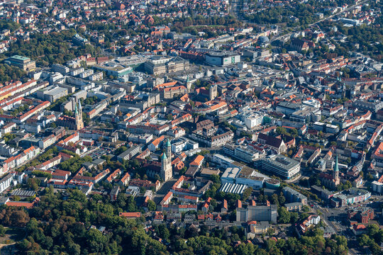 Luftaufnahme von Braunschweig