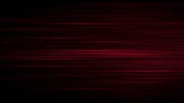 Abstract red light streaks on a black background creating a futuristic effect