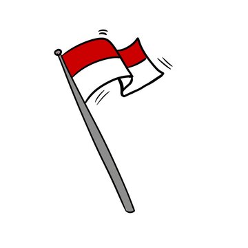 Indonesia independence flag