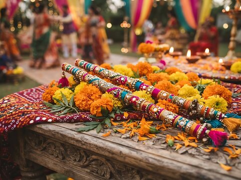 Navratri Dandiya Sticks