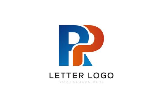 RP Letter RP Logo Icon Design Vector