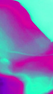 Animation of purple shapes on blue background