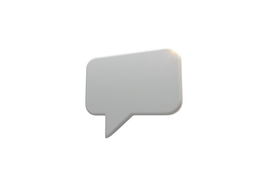 Small dark gray speech bubble icon