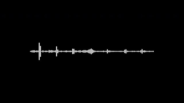Copper bronze audio spectrum waveform visualizer, warm sound wave frequency bars pulsing rhythm, rich electronic music equalizer loop effect black screen background 4K 30fps Apple ProRes