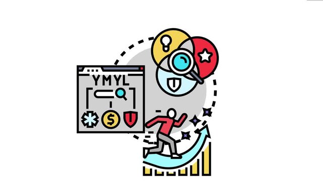 Business executive optimizing online presence and expertise, evaluating credibility metrics to strengthen company reputation and foster digital trust for leadership and success