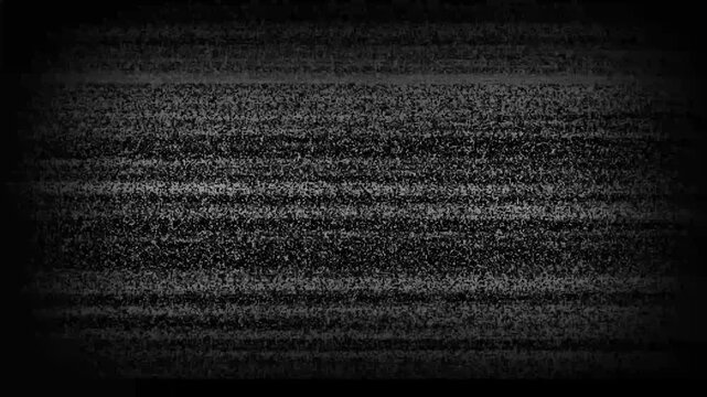 Close-up view of static noise on an old television screen. Old tv noise with no signal ,Noise on a old TV screen. Old style noise overlay for retro video effect. 