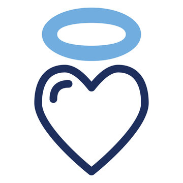 Extra Life Heart Halo Duo Tone Icon
