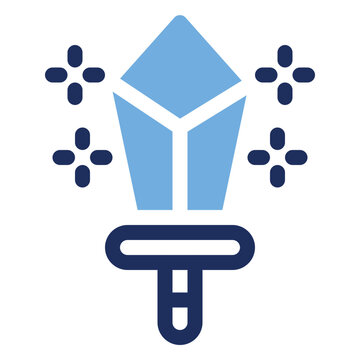 Magic Fantasy Sword Weapon Duo Tone Icon