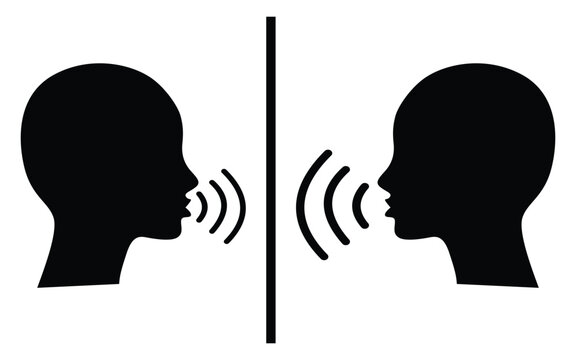 Speech, Talking and Dialogue Vector Illustration