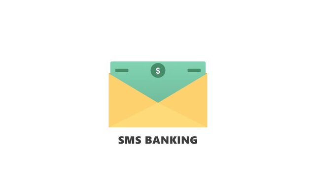 Financial Payment Envelope on Green Screen