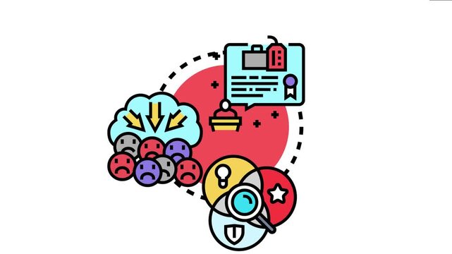 Concept showing expert assessment providing solutions and building trust, transforming user dissatisfaction into positive experiences and enhanced credibility