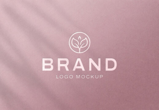 Letterpress Logo Mockup