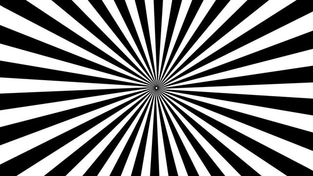 Comic book sky blue background with rays animation, colorful radial speed lines from middle to the outside seamless loop abstract line rays sunburst manga anime