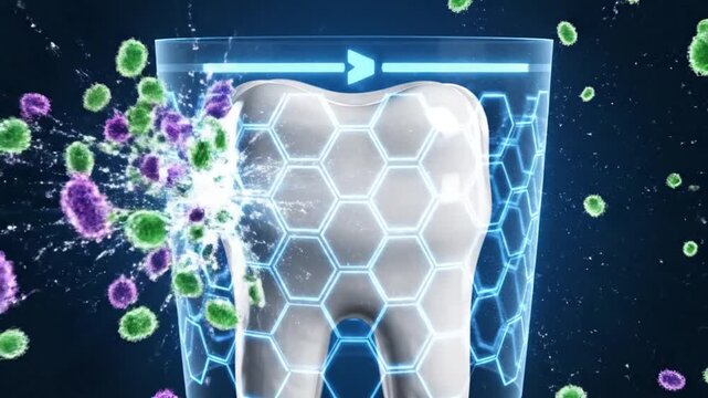 Tooth Protection Shield Defending Against Germs and Bacteria