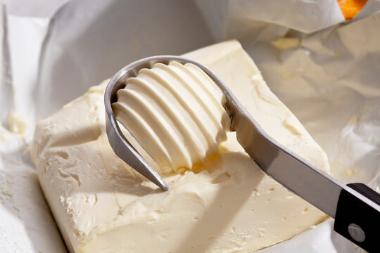 Fresh butter with curler