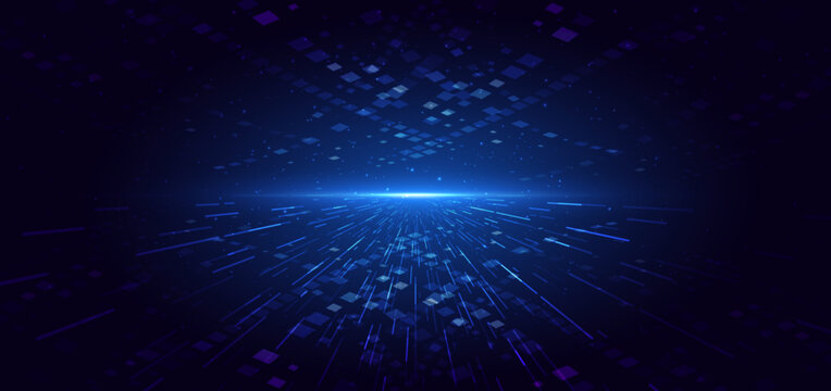 Stunning abstract background featuring a brilliant blue light.