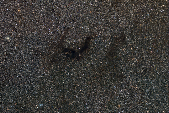 Barnards E Nebula in the constellation Aquila in deep space