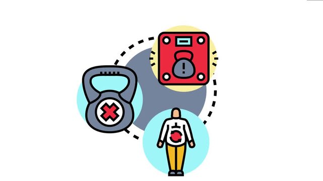 Body mass index calculation result concept weight measurement, physical health assessment, and the process of evaluating overall body composition for fitness
