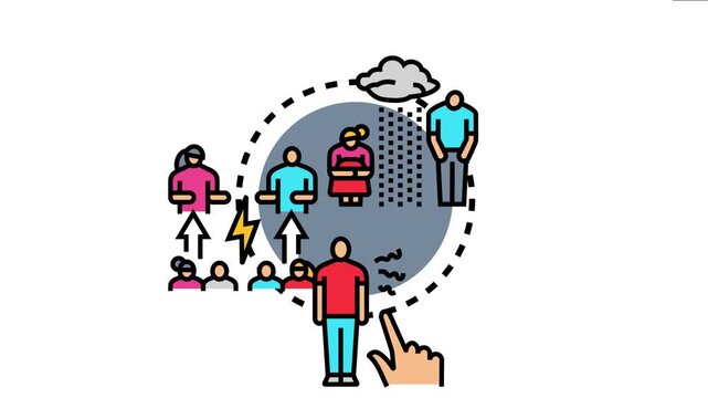 People experiencing a blurred sense of identity, feeling overwhelmed and influenced by external factors, struggling with self discovery and personal definition