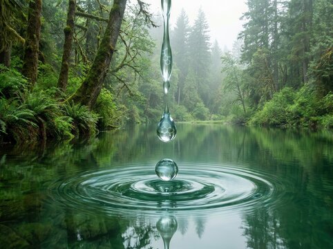 concept of invisible PFAS forever chemicals 