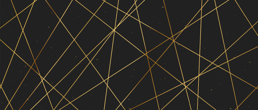 Straight random chaotic geometric lines form striking abstract vector pattern with irregular angles chaotic arrangement create bold monochrome texture creative contemporary illustration background.