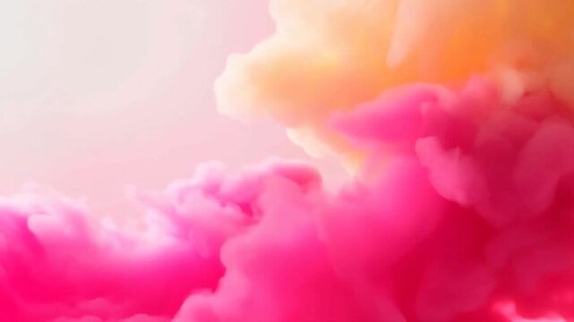 Pink smoke cloud abstract pastel background soft gradient with gentle blur fade